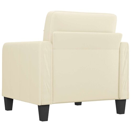  Fotelja krem 60 cm od umjetne kože Slike