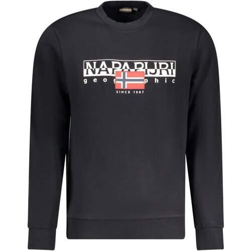 Napapijri SWEATSHIRT WITHOUT ZIP MEN BLACK Slike