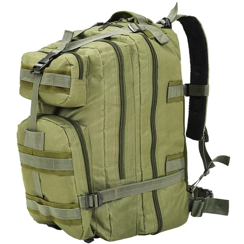 vidaXL ruksak u vojnom stilu 50 L maslinasto zeleni