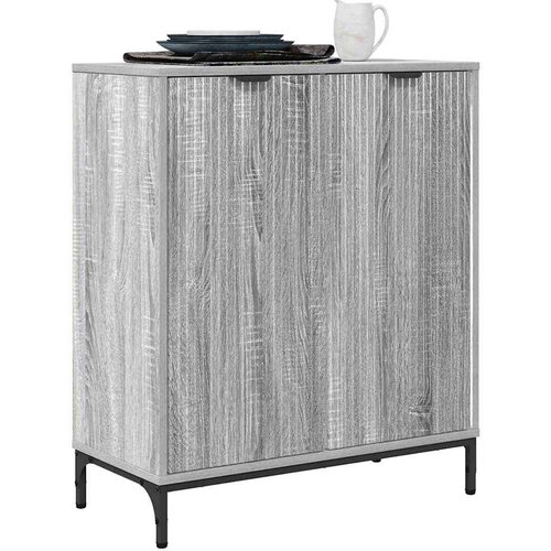 VidaXL Ormarić / Komoda Sivi hrast sonoma 69.5 x 33 x 82 cm Slike