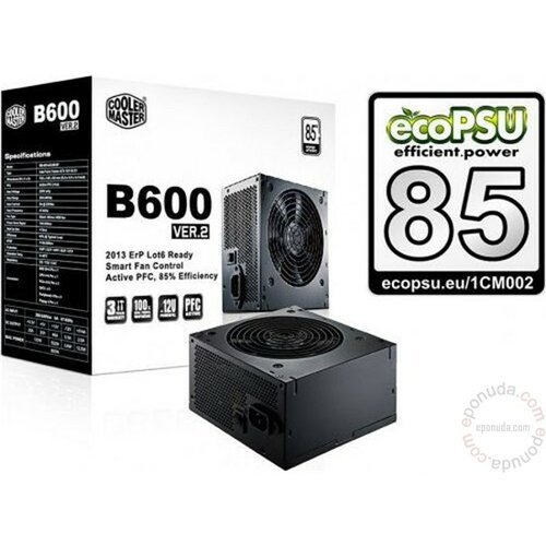 Cooler Master 600W B600 RS-600-ACABB1-EU napajanje Slike