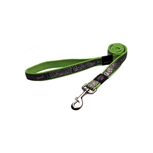 Rogz armed response povodac za pse, xl, lime bone Slike