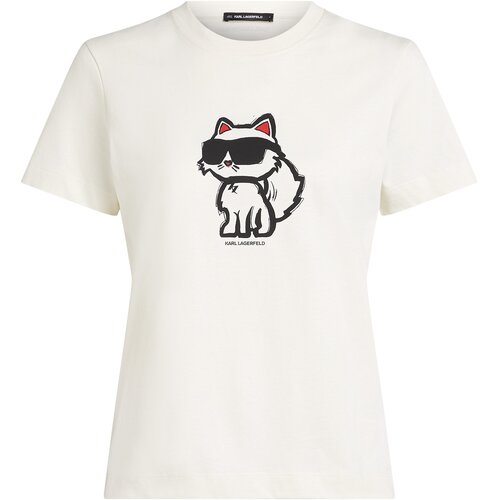 Karl Lagerfeld Majica 'IKON' kremna / črna Cene