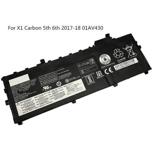  Baterija za laptop Lenovo ThinkPad X1 Carbon 5th Gen 2017 6th Gen 2018 Cene