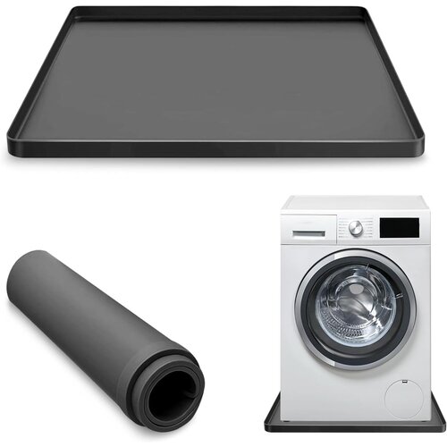 INF Silikonska podloga za pralni stroj &amp;ndash; proti vibracijam in vodoodporna Black, (5000312733) Slike