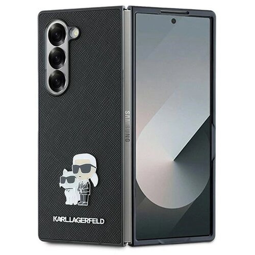 Karl Lagerfeld ETUI SAFFIANO METAL PIN ZA SAMSUNG GALAXY Z FOLD 6 ČRNA, (21897372) Cene