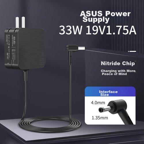  Elei Punjač za laptop ASUS, 19V, 1.75A, 33W Slike