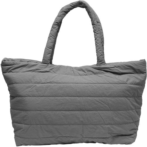 Urban Classics padded Tote Handbag Grey Cene