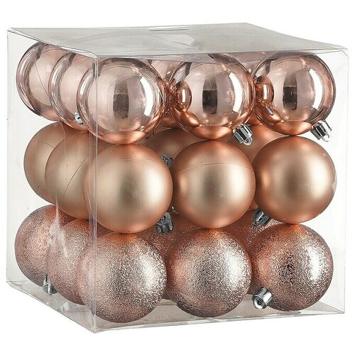  božićne kuglice (ružičasta, promjer: 6 cm, 27 kom.) Slike