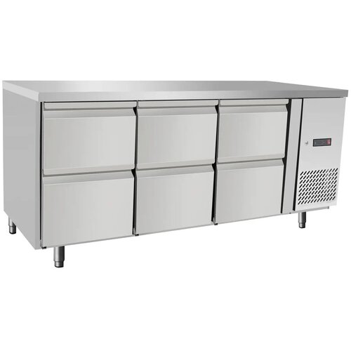  Hladilni Pult, 6 Predali, Arktic, 420L, 0/8&deg;C, 230V/400W, 1795x700x879mm Cene