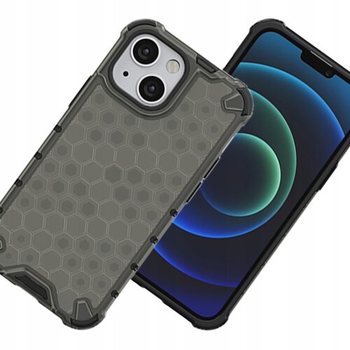 HURTEL HONEYCOMB ETUI CASE OBUDOWA POKROWIEC FUTERAŁ DO IPHONE 13 MINI CZARNY, (21911084) Cene