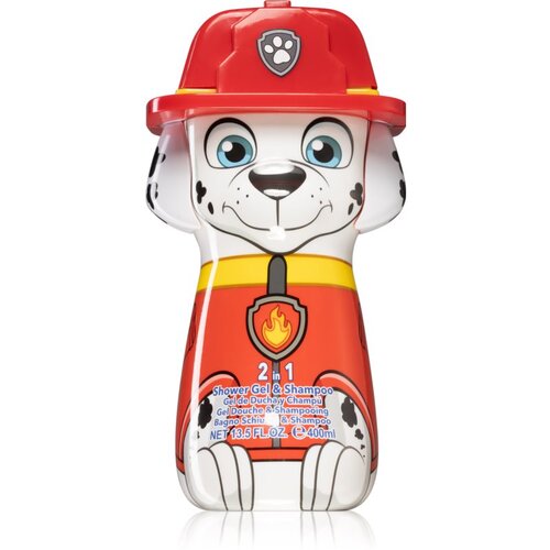 Nickelodeon paw patrol marshall gel za tu&amp;scaron;iranje i &amp;scaron;ampon 2u1 400 ml za djecu Slike