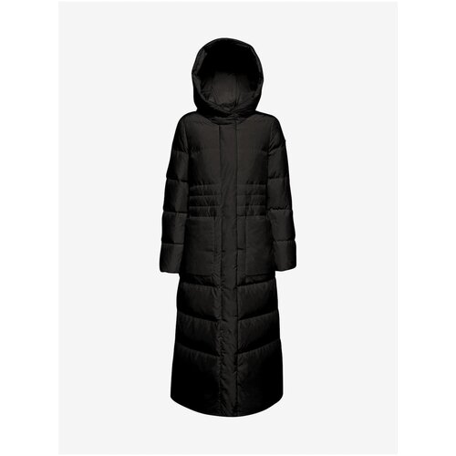 Geox Black Women&amp;#039;s Quilted Winter Coat with Hood - Women Slike