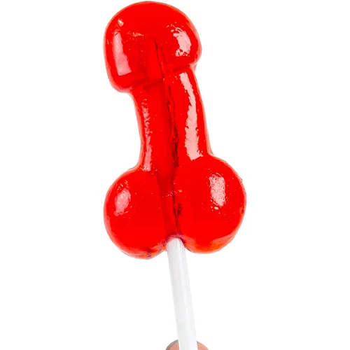 SECRET PLAY Penis Lollipop with Alcohol Strawberry Daiquiri