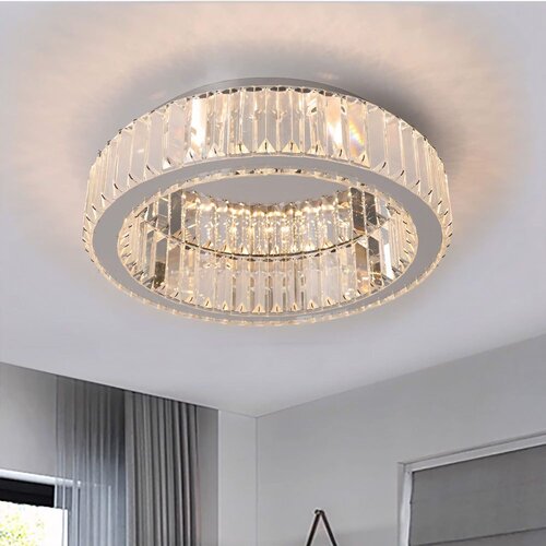 Toolight Kristalna svjetiljka APP1742-C 40 cm CHROME Slike