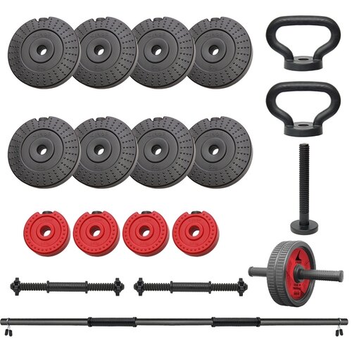 Iron sport Tegovi set 46kg tegova 2+1 &scaron;ipka ručka za zvono i točak za trbu&scaron;njake Cene