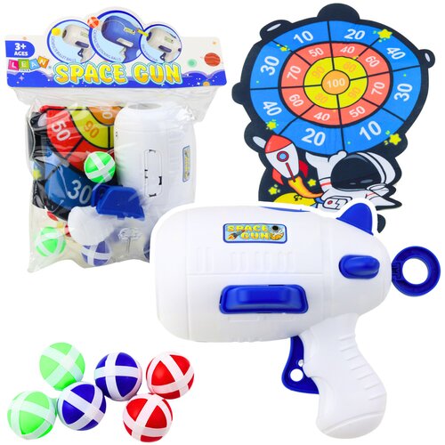 Skill Game Shooting Target Gun Velcro Balls Space Cene