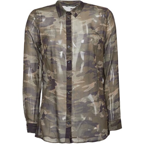 Guess LS CLOUIS SHIRT Zelena Slike