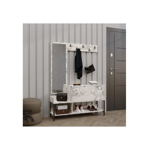 Hanah home cipelarnik sa čivilukom nonso carrara marble Cene