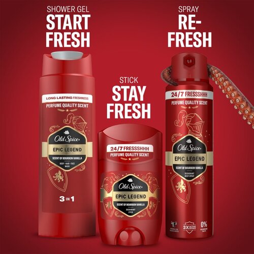 Old Spice Epic Legend Knight darilni set za mo&amp;scaron;ke Slike