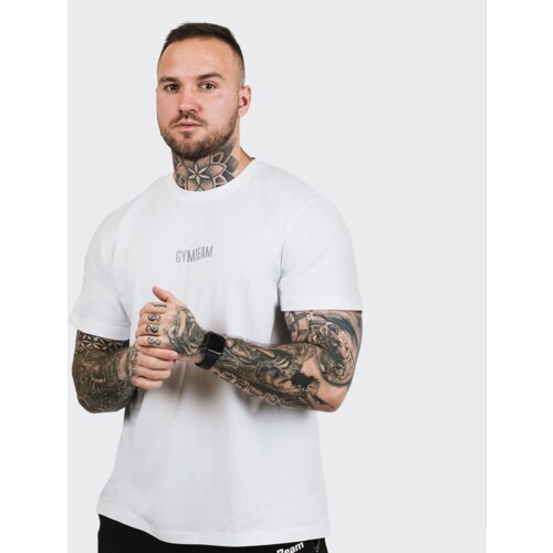 GymBeam muška majica kratkih rukava FIT White 55375 Slike