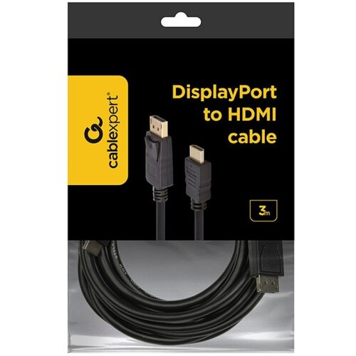 Gembird CC-DP-HDMI-3M DisplayPort na HDMI digital interface kabl 3m Cene