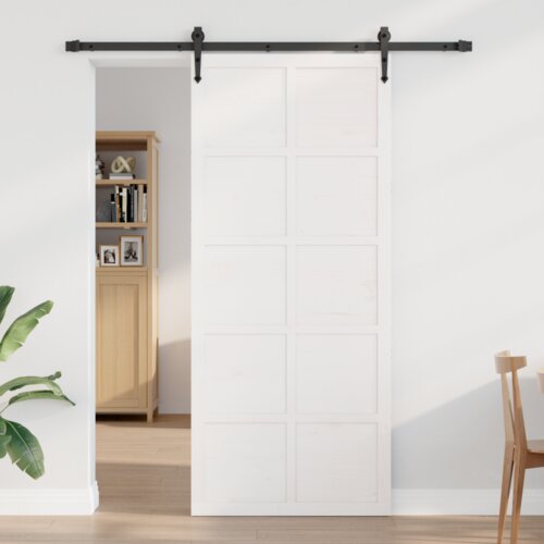 vidaXL Bijelo 100 x 210 cm Masivna borovina Cijene