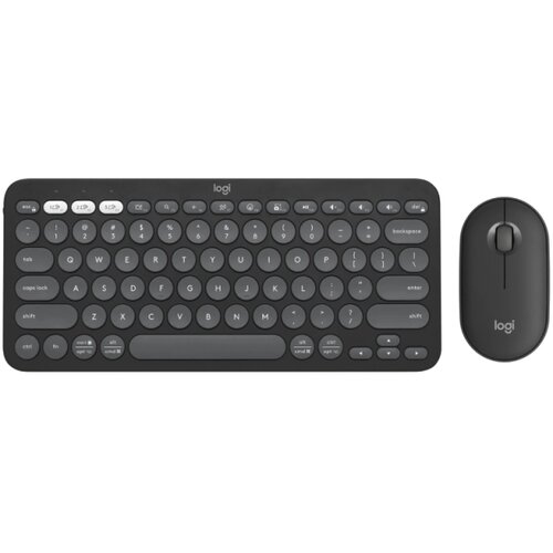 Logitech Pebble2 Wireless Combo US tastatura + mi&amp;scaron; Graphite Slike