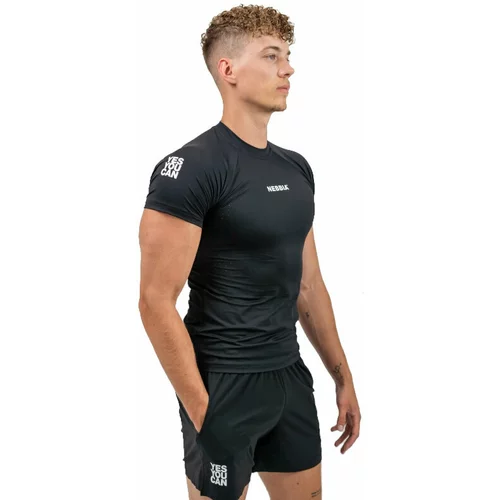 NEBBIA Workout Compression T-Shirt Performance Black L Fitnes majica
