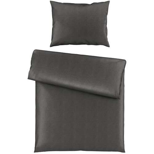 Novel posteljnina 140/200 cm saten temno siva Cene