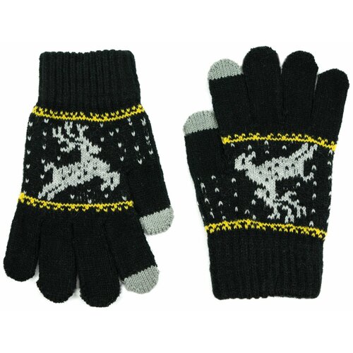 Art of Polo kids's gloves Rk23335-6 black/light grey Slike