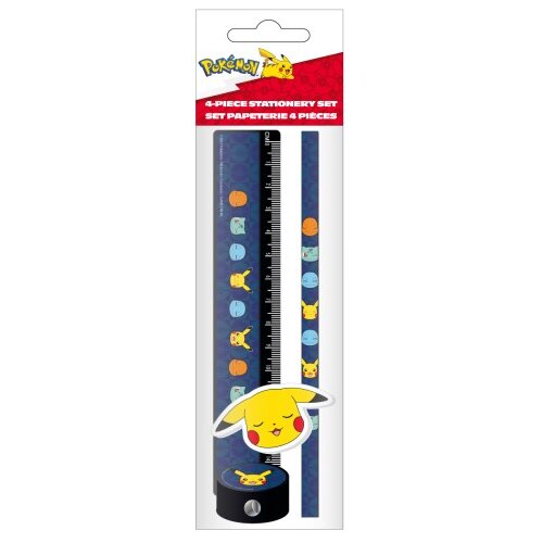 LA PLUME DOREE POKEMON - PIKACHU - pisarni&amp;scaron;ki set 4V1 Slike
