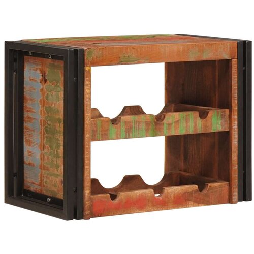  Stalak za vino Smeđa 100 x 45 x 33 cm Čvrsto reciklirano drvo Cijene
