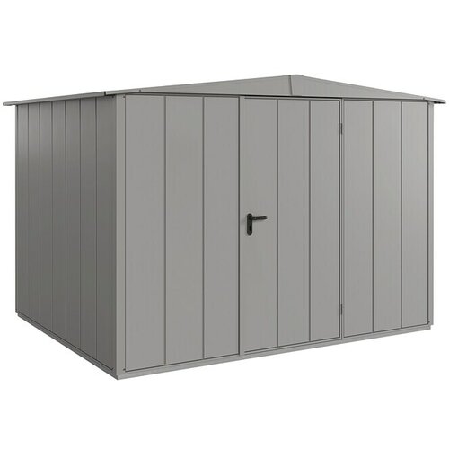 EcoStar Spremi&amp;scaron;te Elegant-S Tip 3 (Vanjska &amp;scaron;irina uklj. krovni prevjes: 323,6 cm, Vanjska dubina uklj. krovni prevjes: 247,7 cm, Siva, Jedna vrata) Slike