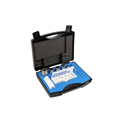 Kern Set utega 303-054, OIML klasa E1, nazivna vrijednost 1 mg - 500 g, gumb, polirani nehrđajući čelik, u plastičnoj k Cijene