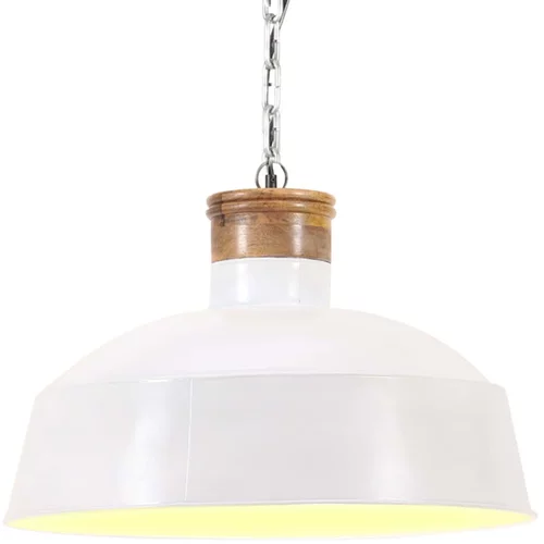 Industrijska viseća svjetiljka 58 cm bijela E27
