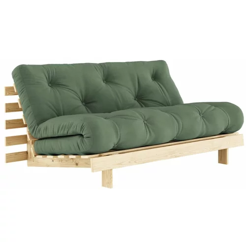 Karup Design Zeleni kauč na razvlačenje 160 cm Roots -