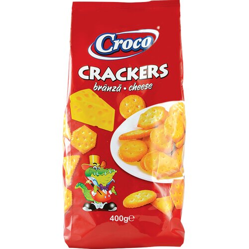 CROCO Krekeri sir 400g Slike