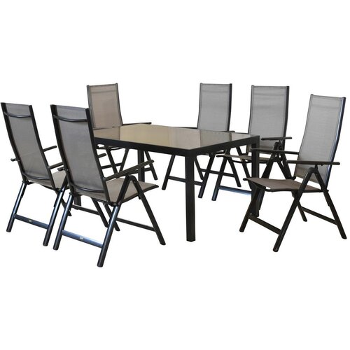 Gardenson Vrtni Set Carrara, 7-Delni, Aluminij Cene