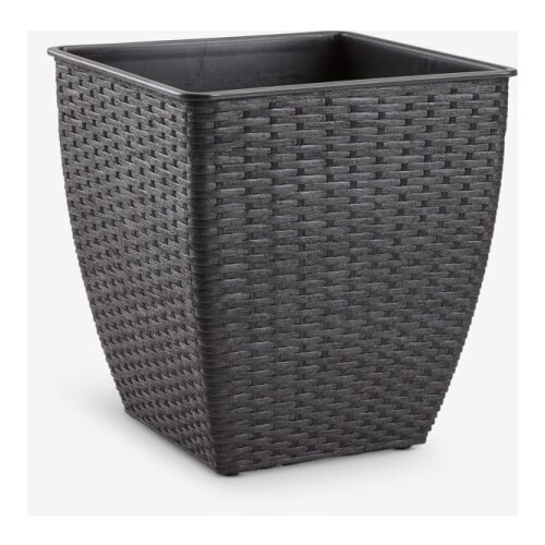  Pletena saksija 38x38x39 crna Cene
