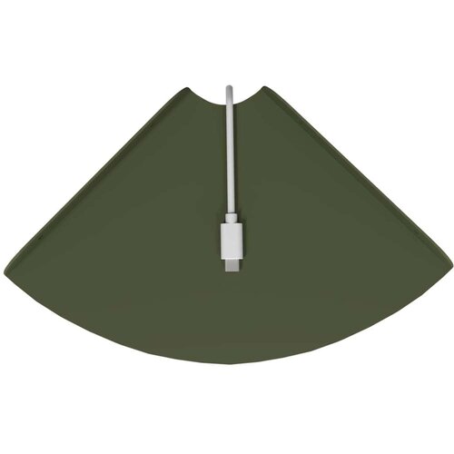 Lebdeća polica s policom 4 pcs Maslinasto zelena 18 x 18 x 2 cm - Maslinovo zelena 18 cm 4 Slike