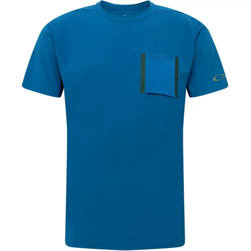 Oakley Tehnička sportska majica tamno plava / tamno zelena