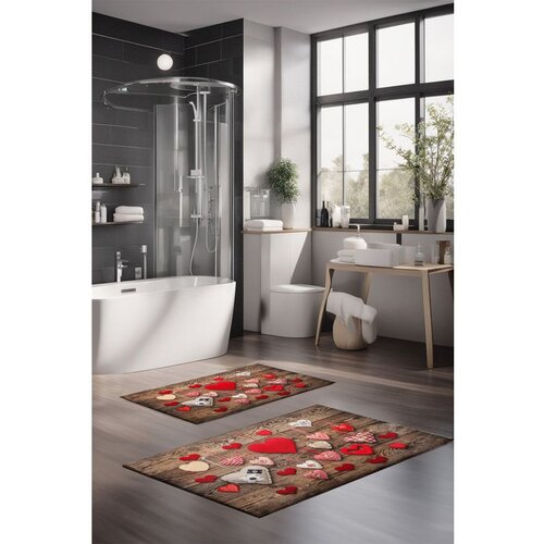  CT-5224 multicolor bathmat set (2 pieces) Cene