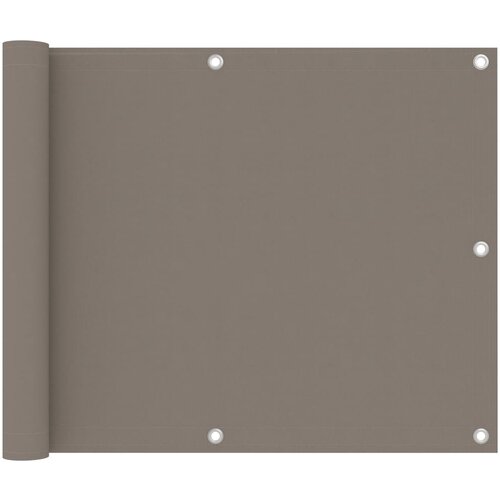 Furnova Balkonsko platno taupe 75x400 cm oksford blago, (21919243) Cene