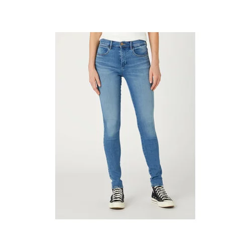 Wrangler Jeans hlače High Skinny 630 W27HCY37O 112332394 Modra Skinny Fit