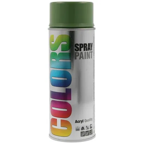 COLORS barva v spreju ral 6011 sijaj 400 ml, zelena