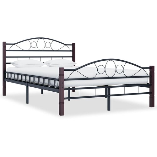  Za krevet crni metalni 120 x 200 cm Cijene
