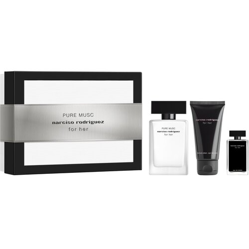 Narciso Rodriguez For Her Pure Musc Set EDP 50ml + Body Lotion 50ml + Shower Gel 50ml Cene