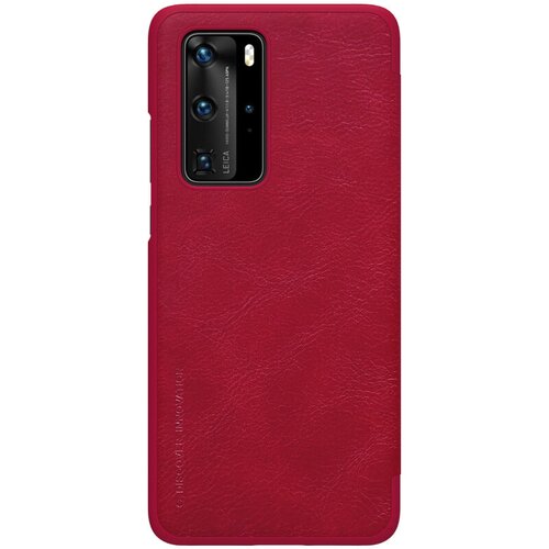 Nillkin preklopna torbica QIN za Huawei P40 Pro - rdeča Slike