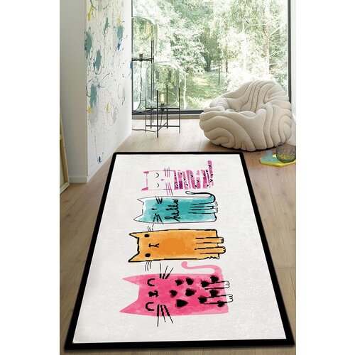 Conceptum Hypnose tepih Baby Cats, 80x150cm, Šareni Cene